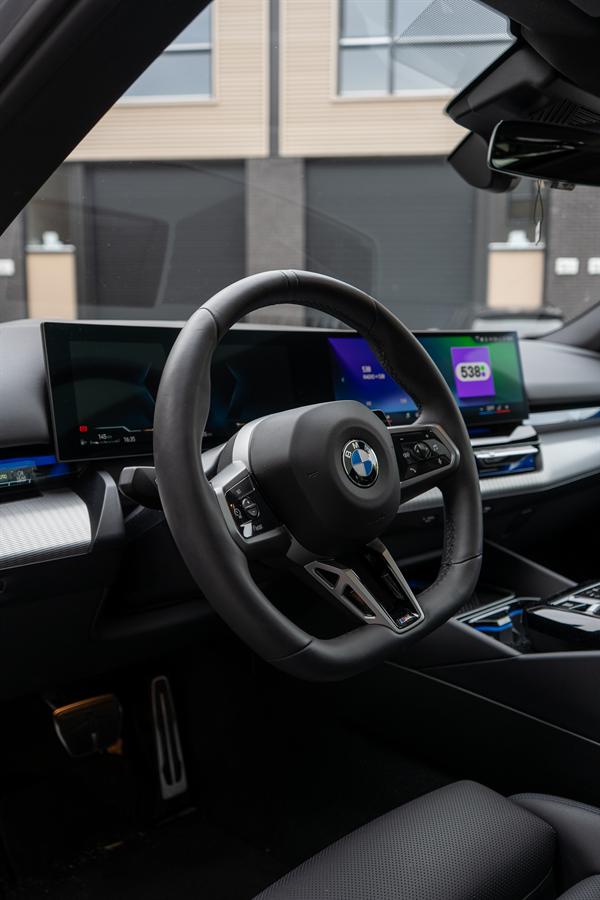Interieur van de BMW 5 Serie Touring